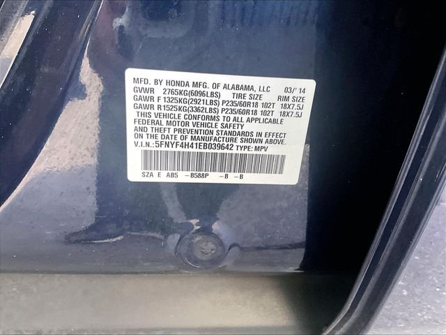 Used 2014 Blue Honda EX image 35