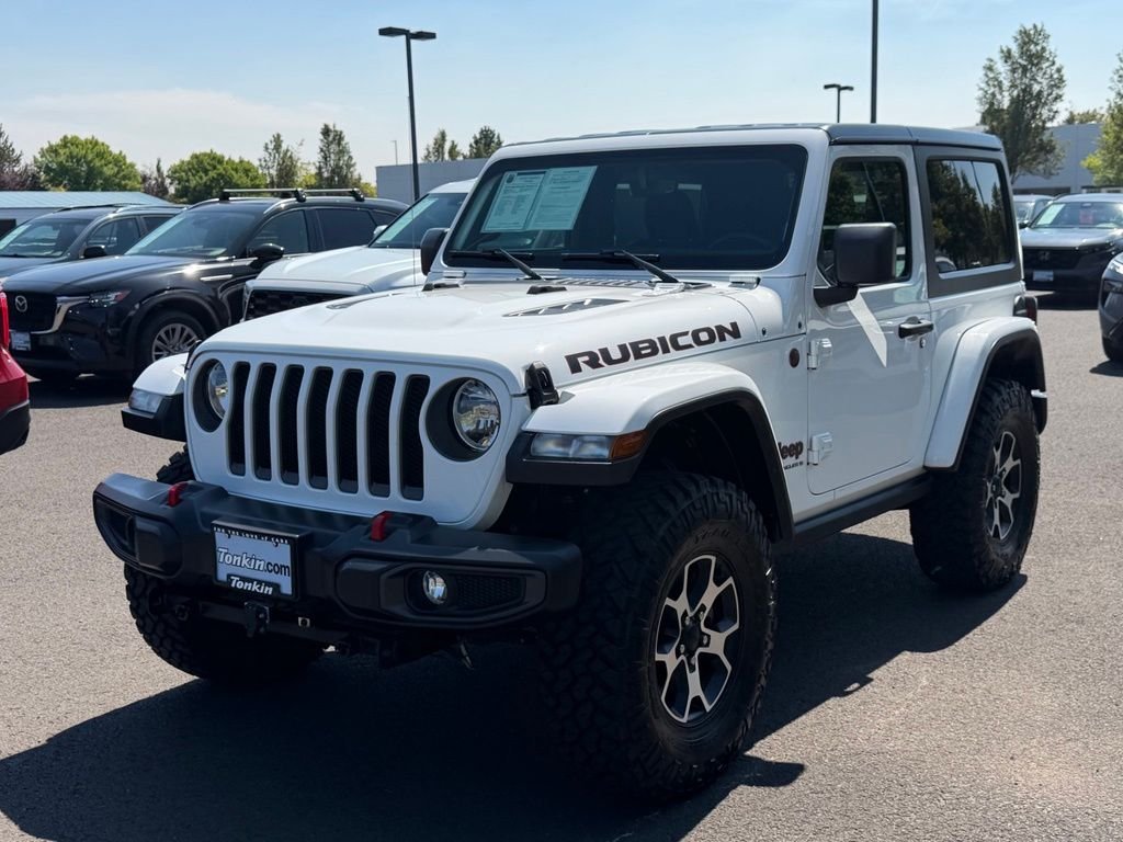 Used 2023 Bright White Clearcoat Jeep Rubicon image 4