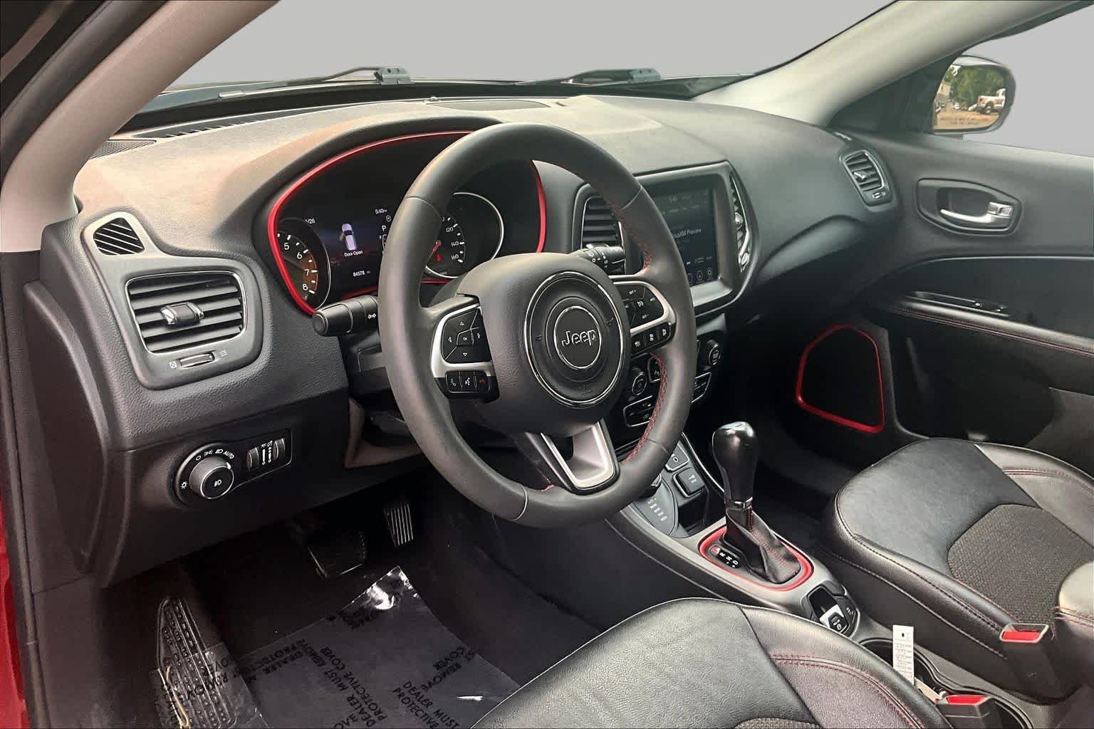 Used 2021 Velvet Red Pearlcoat Jeep Trailhawk image 16