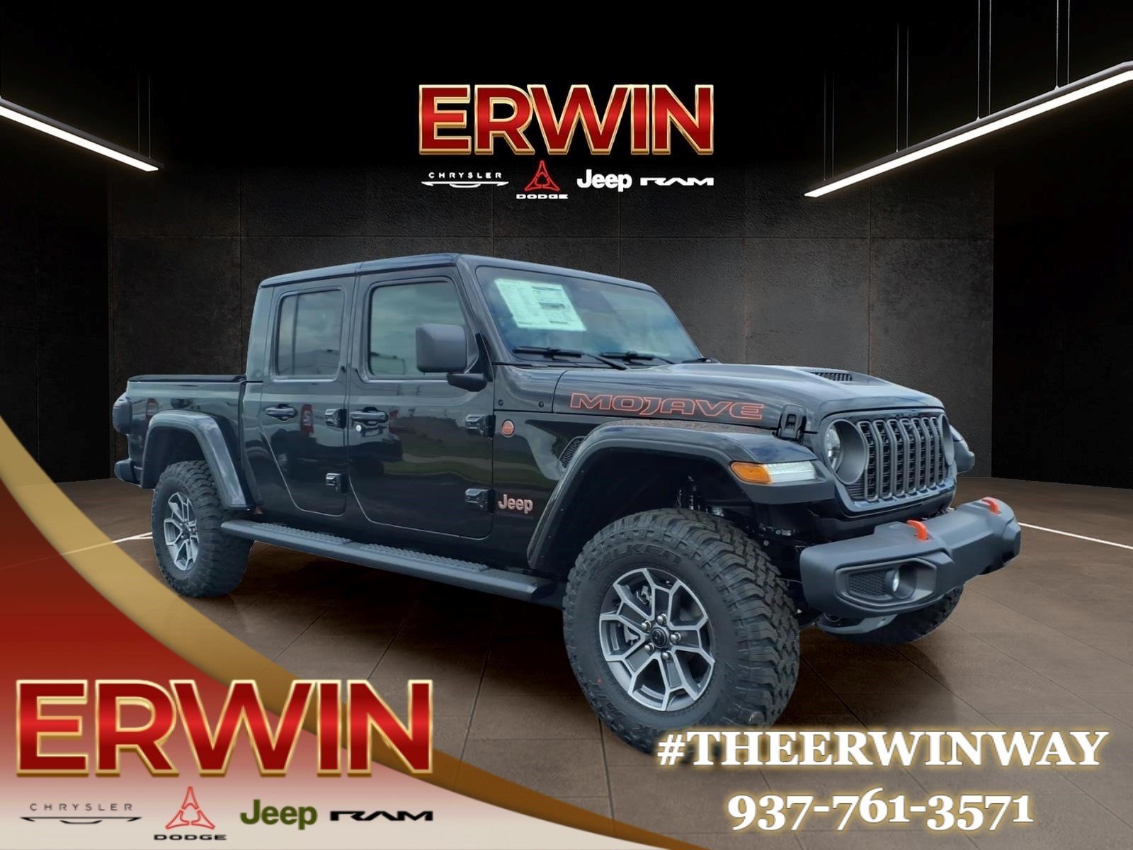 New 2026 Black Clear-Coat Exterior Paint Jeep Mojave image 1