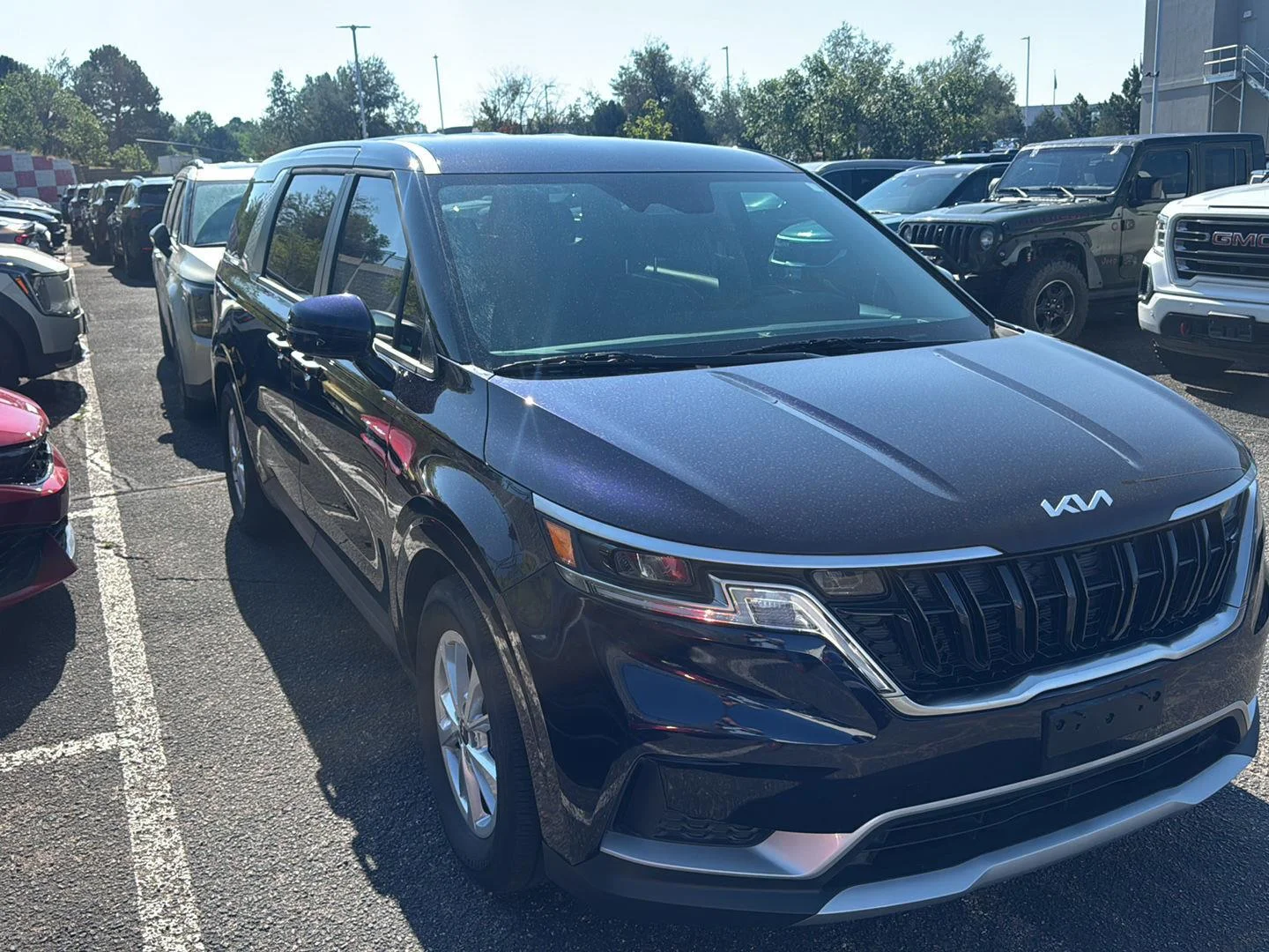 Used 2024 Deep Chroma Blue Kia LX image 2
