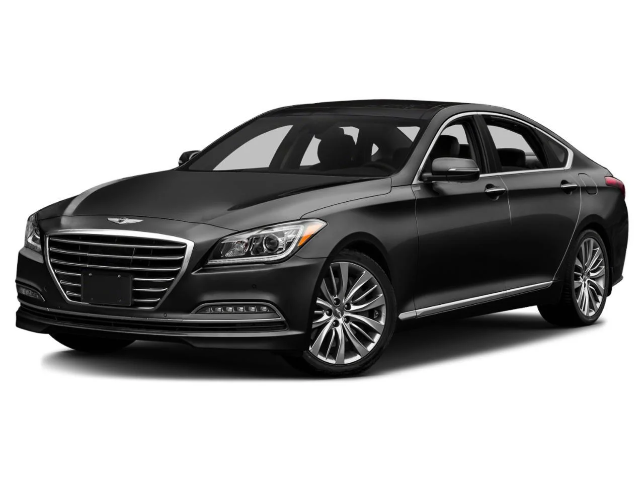 Used 2015 Caspian Black Hyundai 5.0L image 1