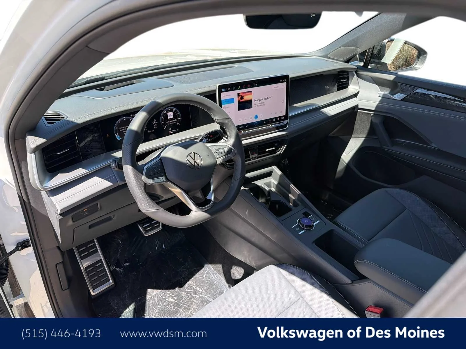 New 2026 Opal White Pearl Volkswagen SE R-Line Black image 2