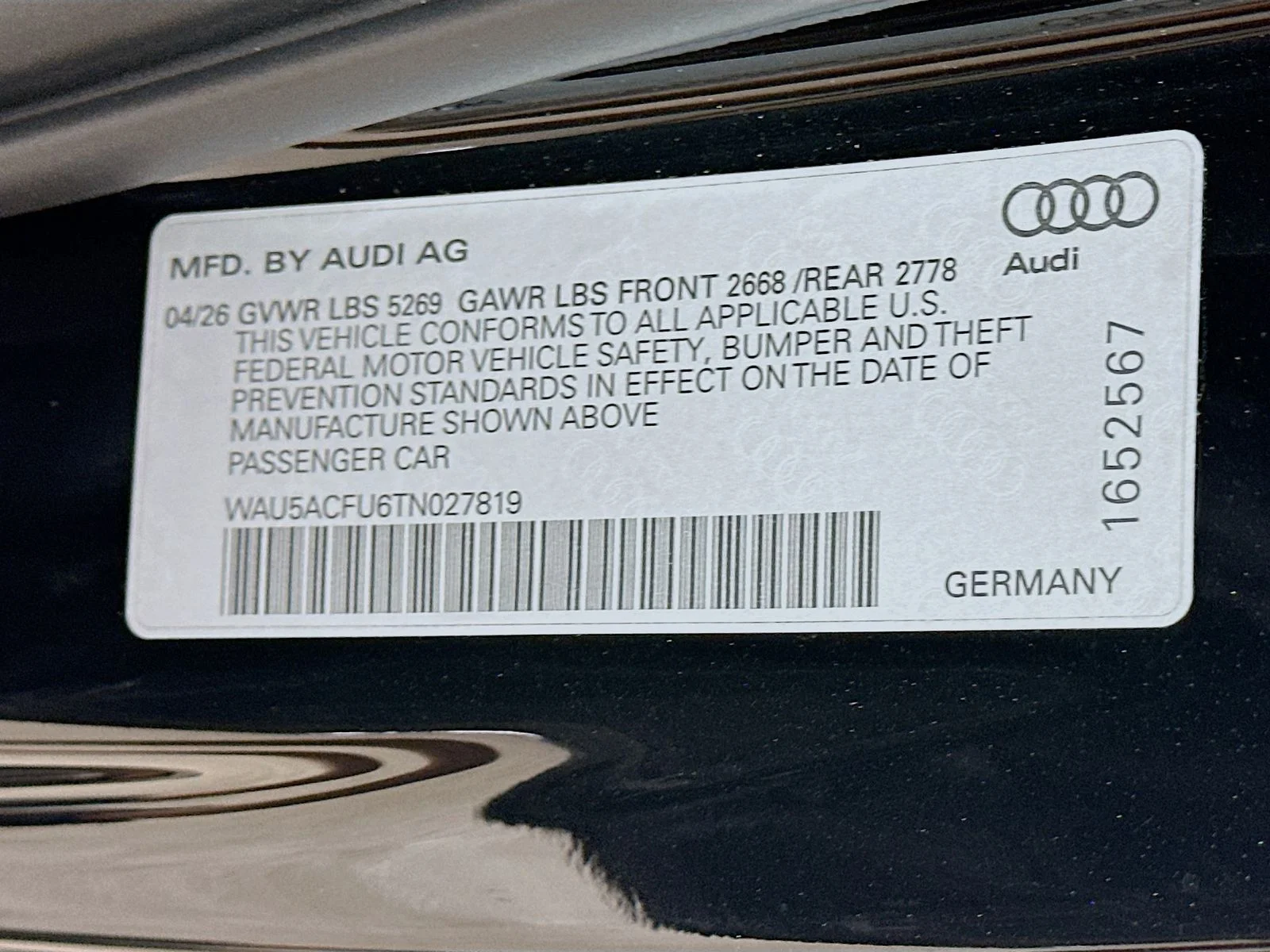 Used 2026 Black Audi  image 47