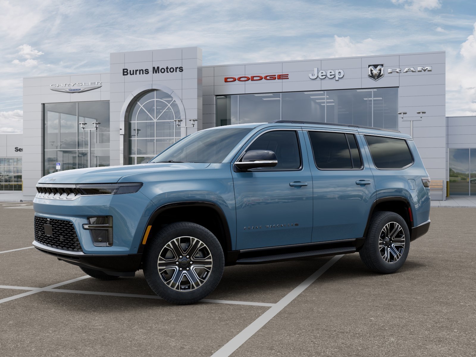 New 2026 Steel Blue Exterior Paint Jeep 4x2 image 2