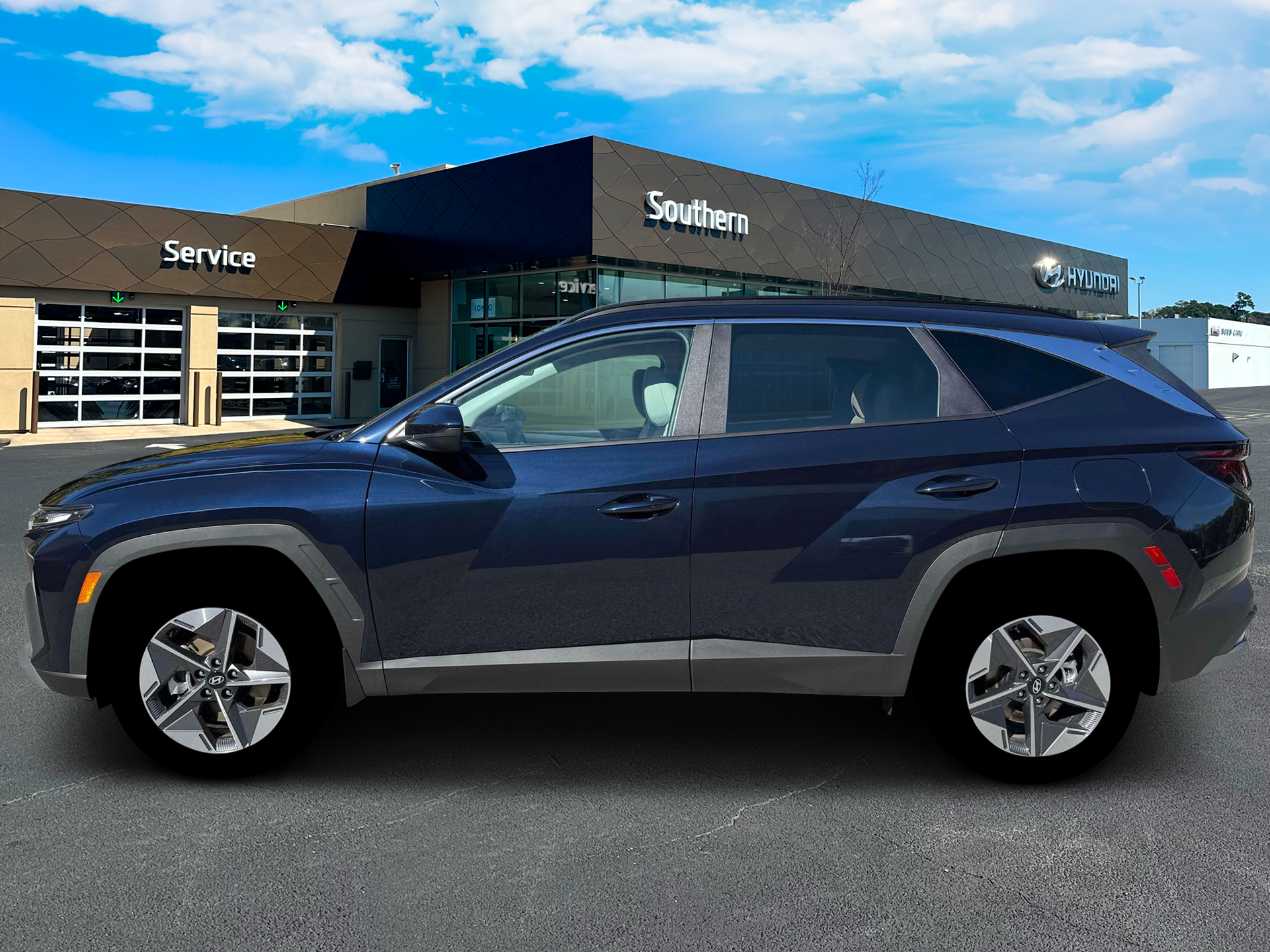 New 2026 Blue Hyundai SEL AWD image 3