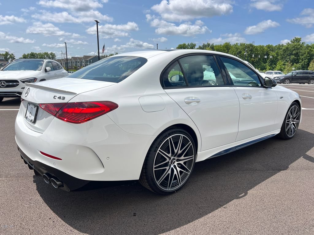 New 2026 MANUFAKTUR Moonlight White Metallic Mercedes-Benz AMG® C 43 4MATIC Sedan image 45