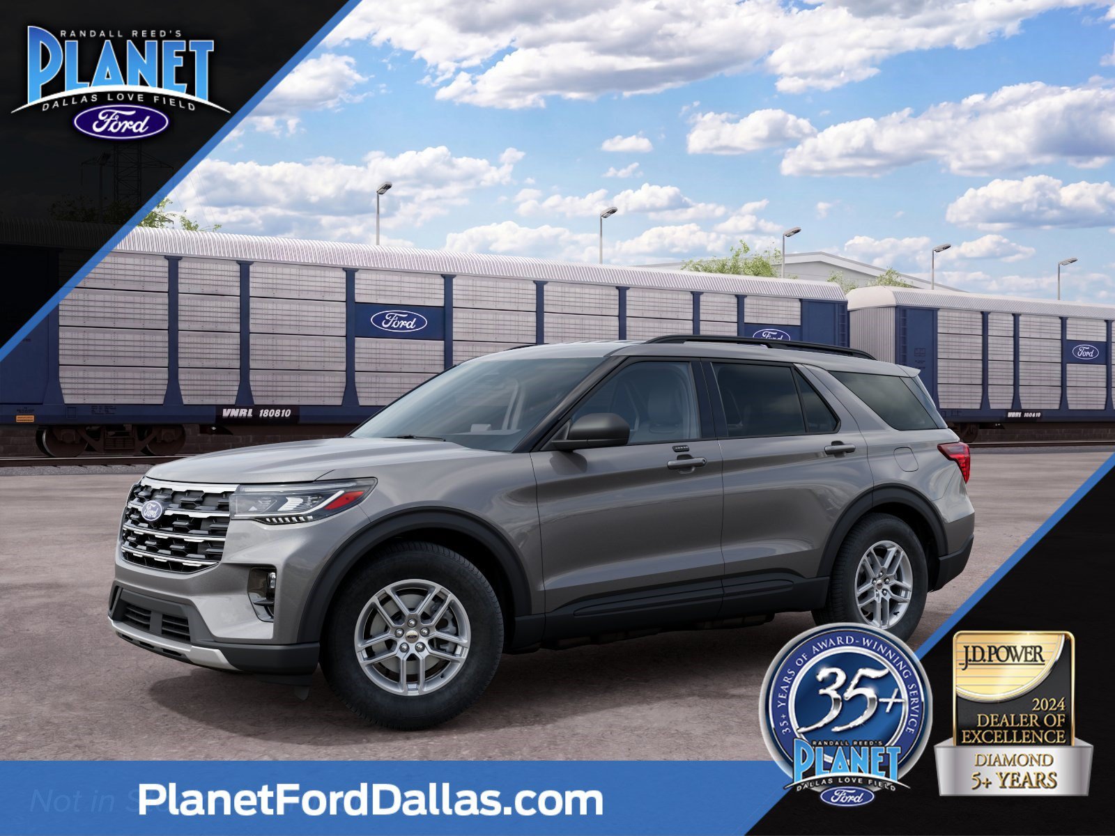 New 2027 Carbonized Gray Metallic Ford Active image 1