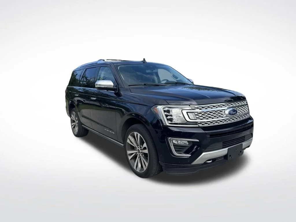 Used 2021 Blue Metallic Ford Platinum image 2