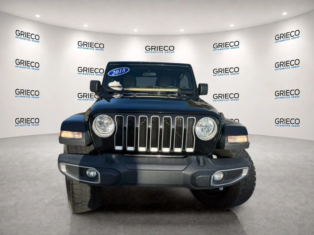 Used 2018 Black Clearcoat Jeep Unlimited Sahara image 2