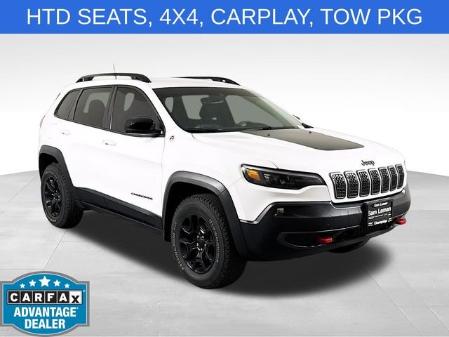 Used 2022 White Jeep Trailhawk image 1