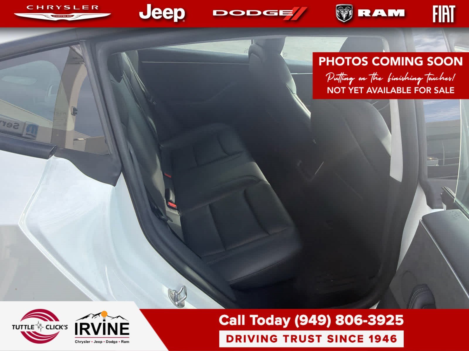 Used 2025 Pearl White Multi-Coat Tesla Long Range image 6