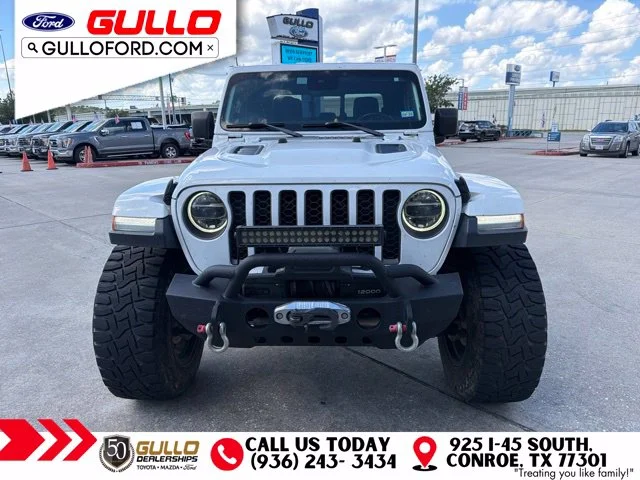 Used 2020 Bright White Clearcoat Jeep Rubicon image 3