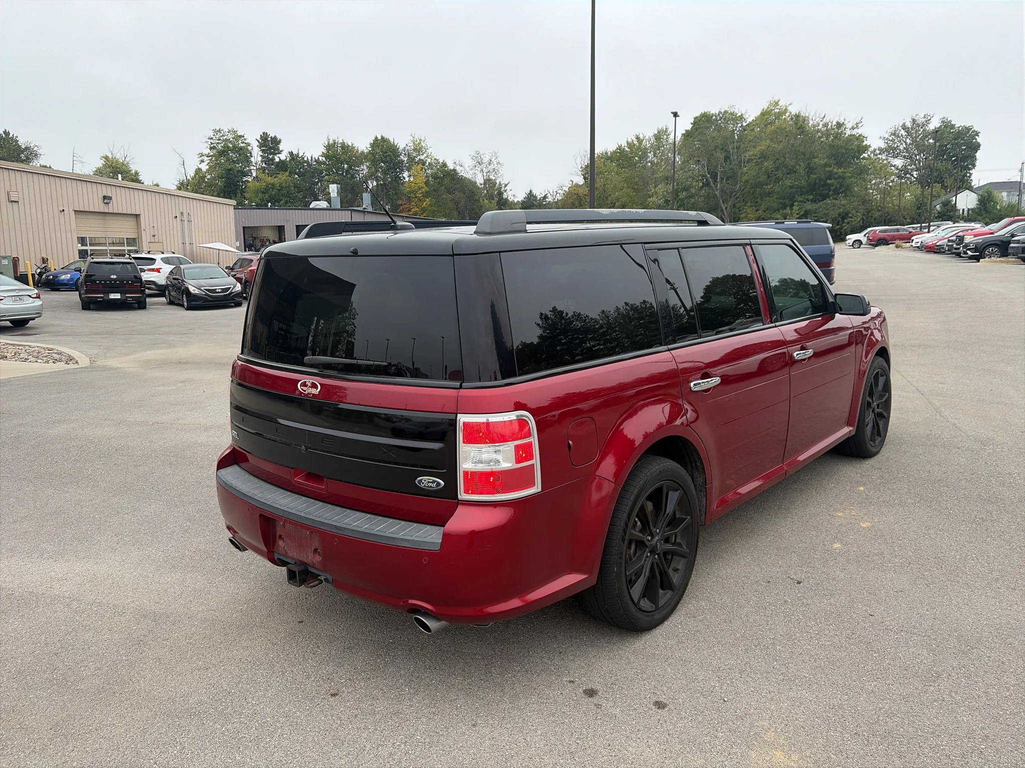 Used 2018 Ruby Red Metallic Tinted Clearcoat Ford SEL image 3