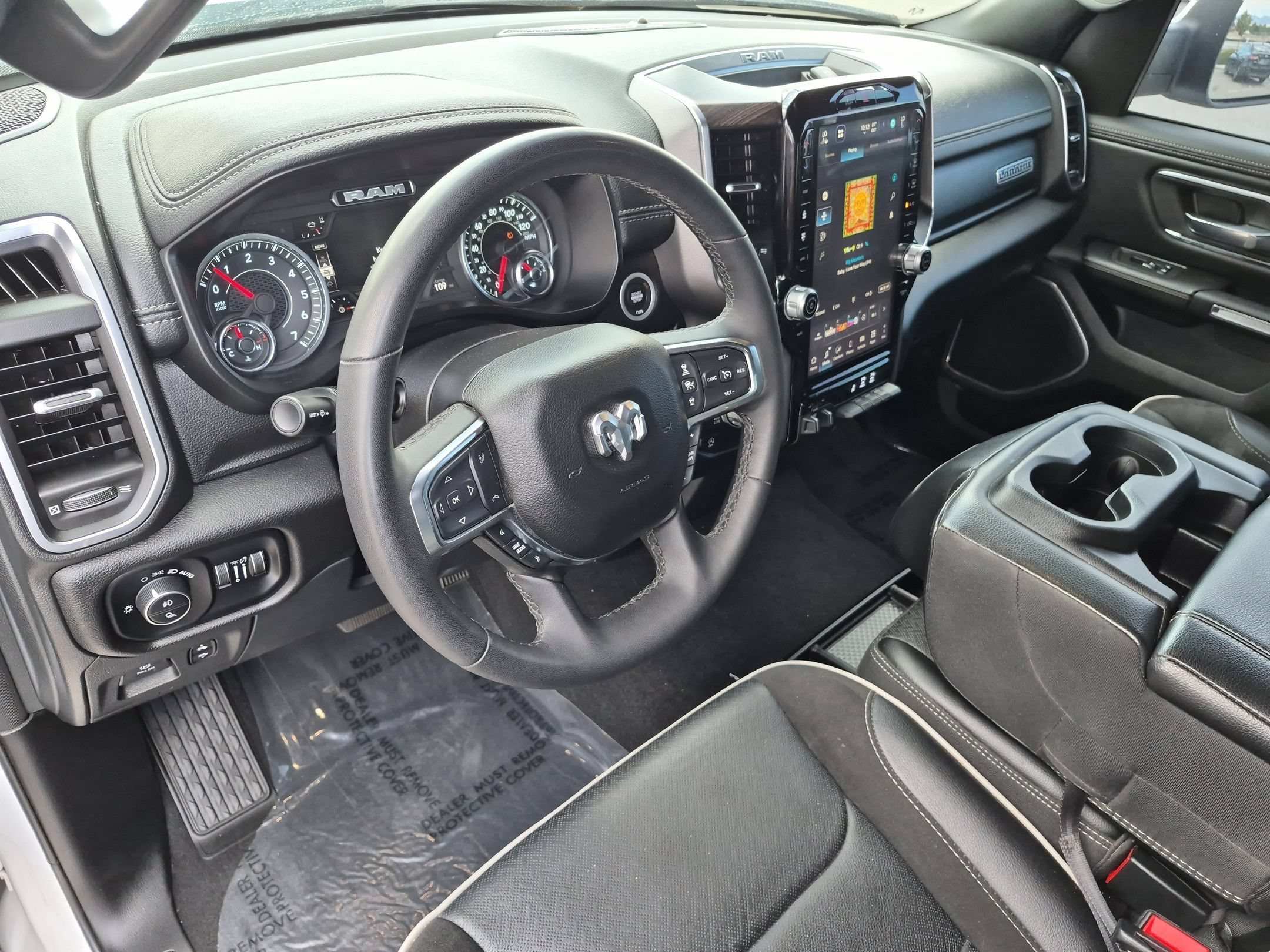 Used 2025 Bright White Clearcoat Ram Laramie image 14