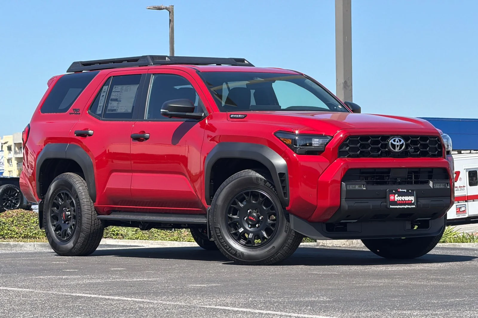 New 2026 Supersonic Red Toyota TRD Off-Road Premium i-FORCE MAX image 2