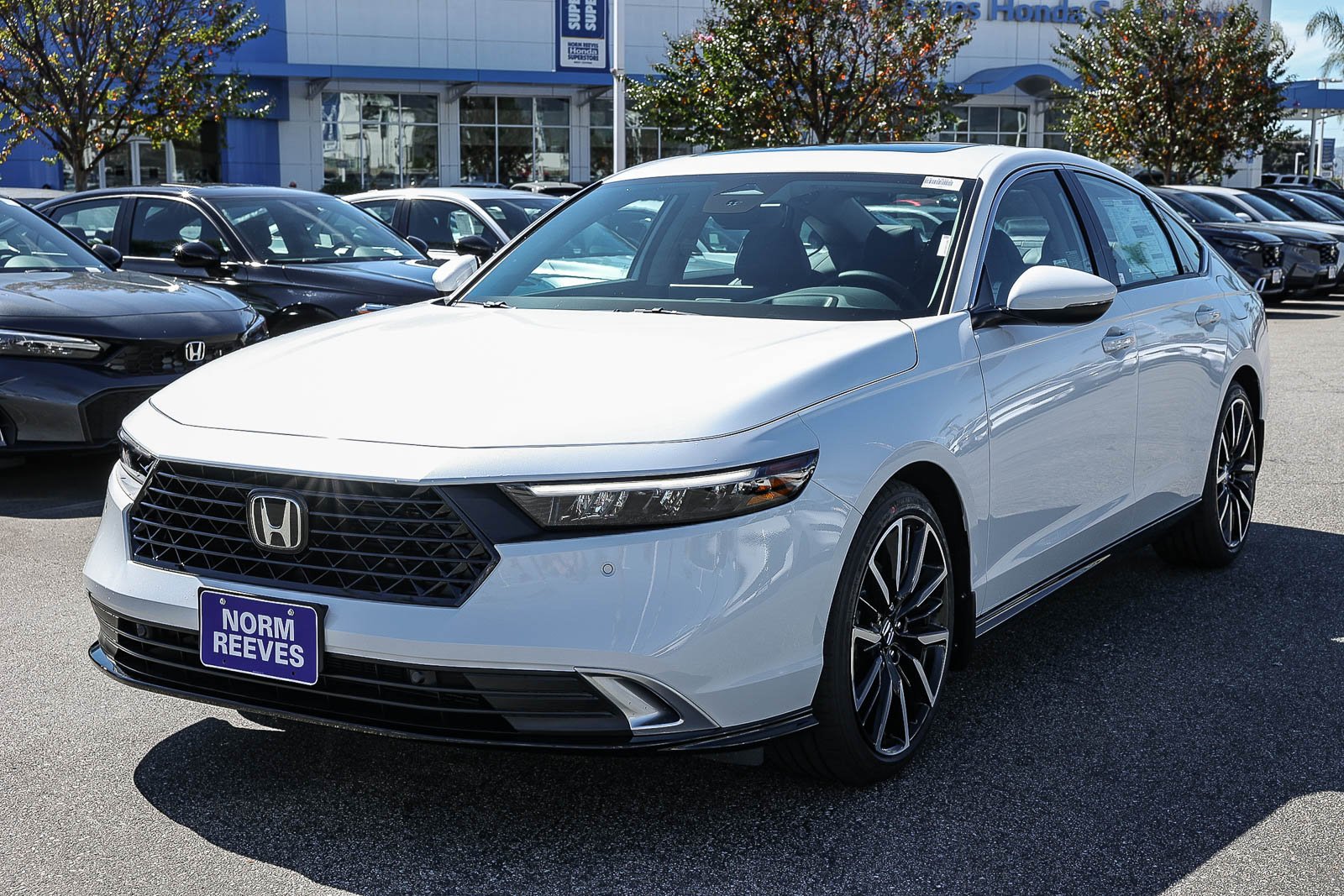 New 2026 Platinum White Pearl Honda Touring Sedan image 3