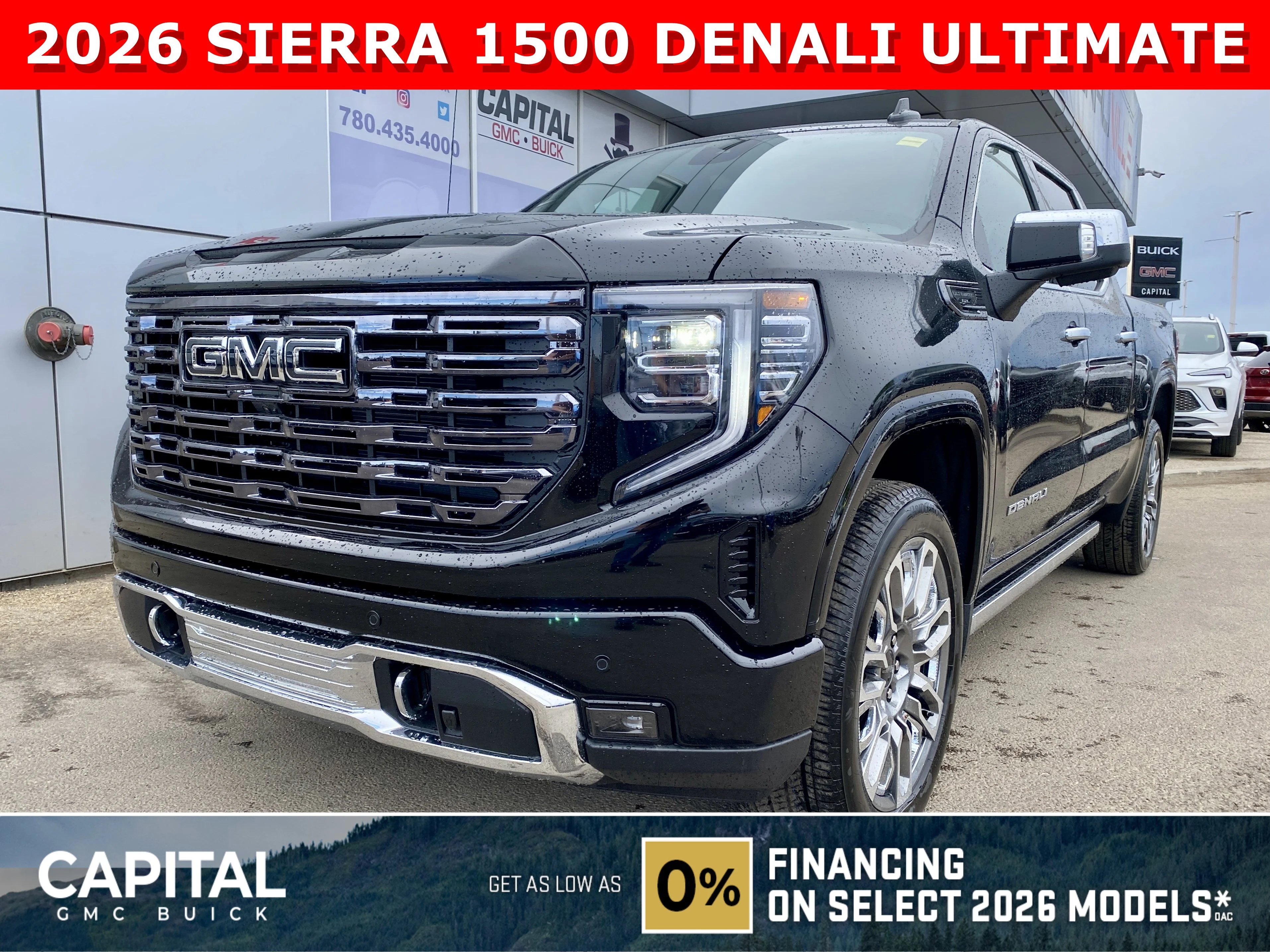 New 2026 ONYX BLACK GMC Denali Ultimate image 1