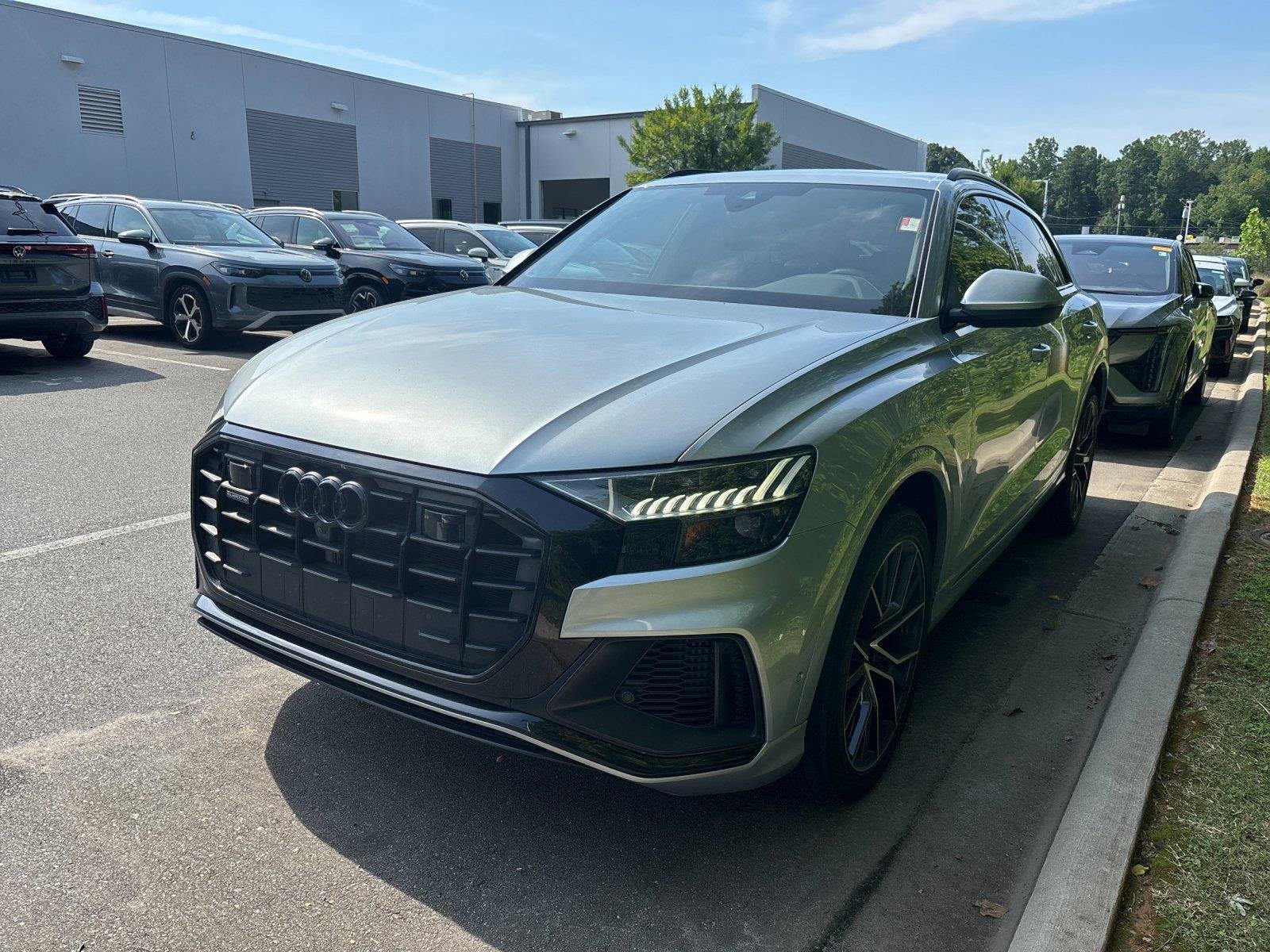 Used 2023 Satellite Silver Metallic Audi Premium Plus image 2