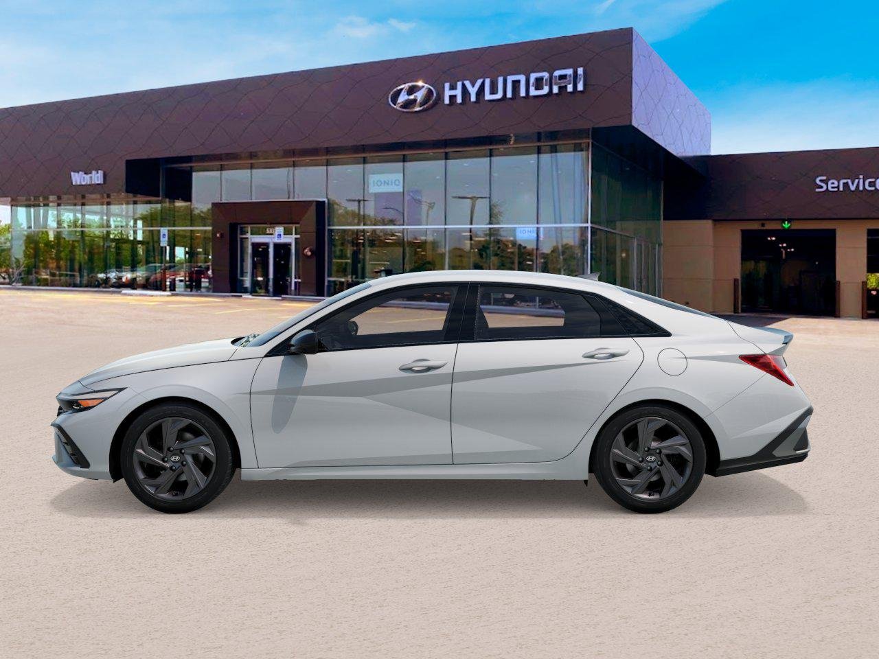 New 2026 Serenity White Hyundai SEL Sport image 3
