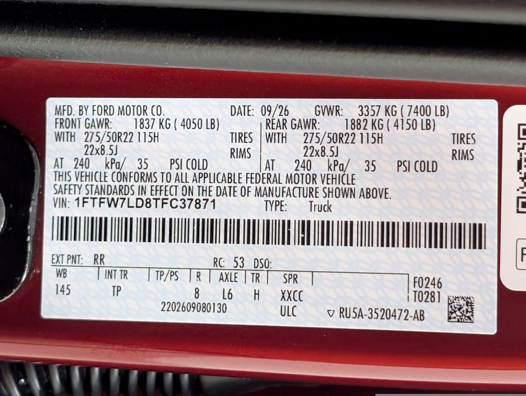 New 2026 Ruby Red Metallic Tinted Clearcoat Ford Platinum® image 34
