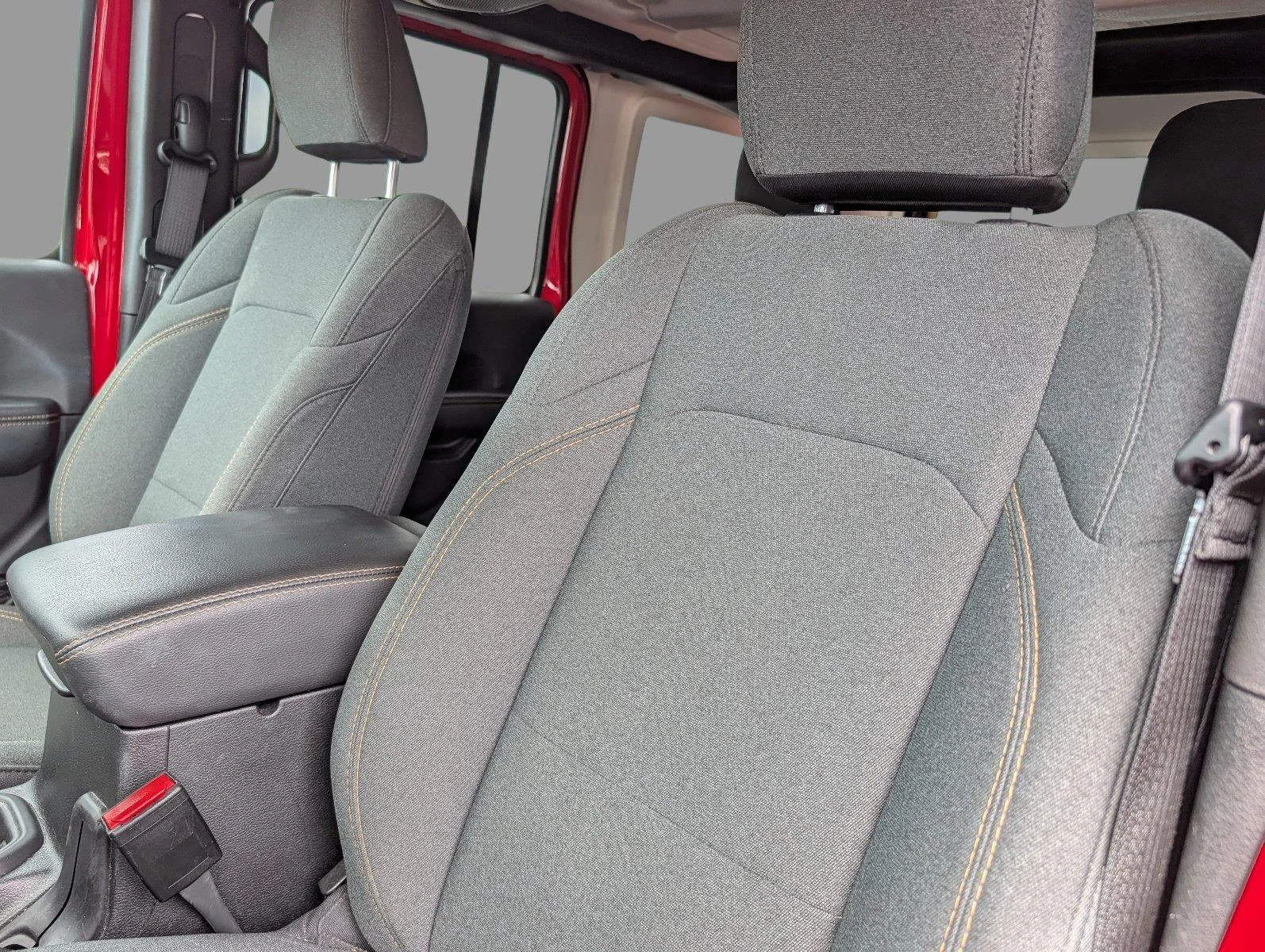 Used 2025 Firecracker Red Clearcoat Jeep Sahara image 12