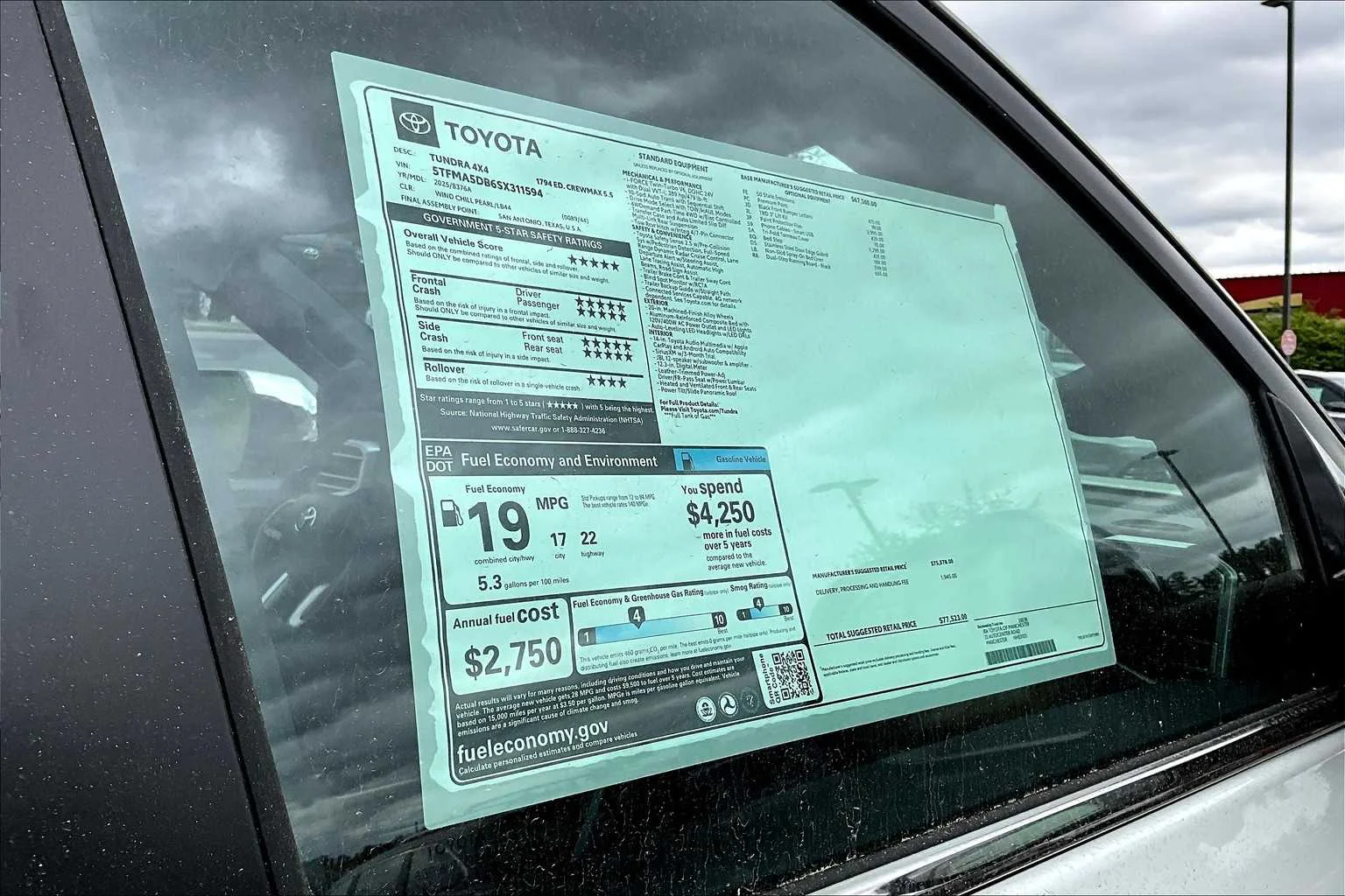 Used 2025 Wind Chill Pearl Toyota 1794 Edition image 19