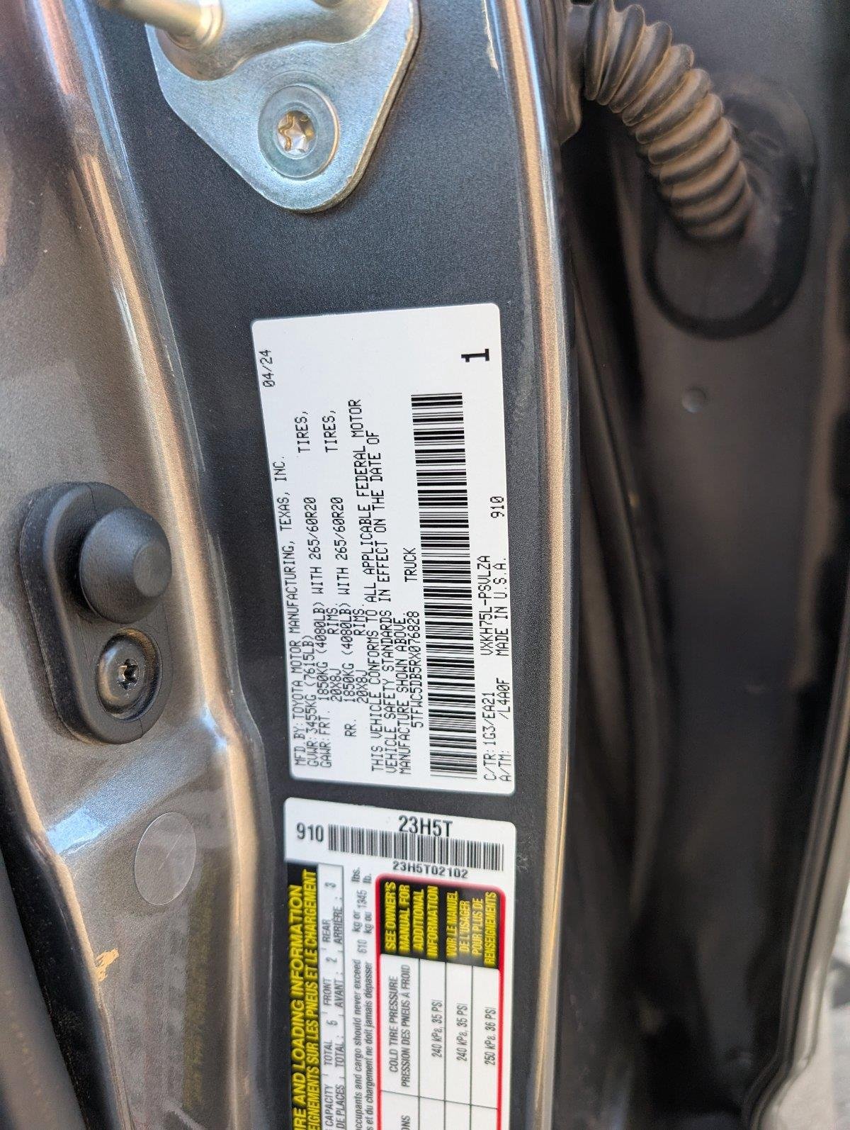 Used 2024 Magnetic Gray Metallic Toyota Limited HV image 14