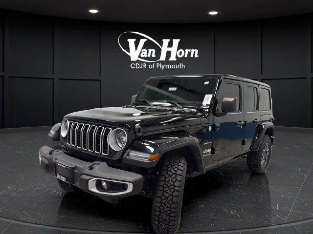 Used 2024 Black Clearcoat Jeep Sahara image 3