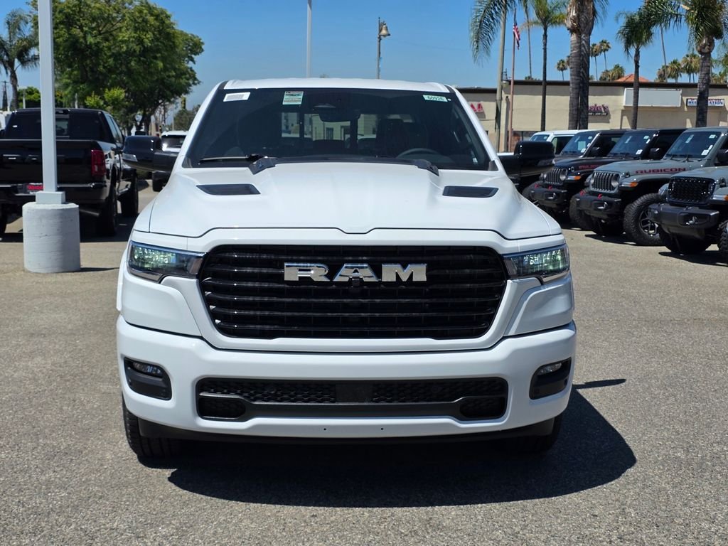 New 2026 Bright White Clear-Coat Exterior Paint RAM Laramie image 2