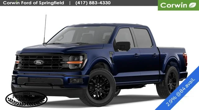 New 2026 Antimatter Blue Metallic Ford XLT image 1