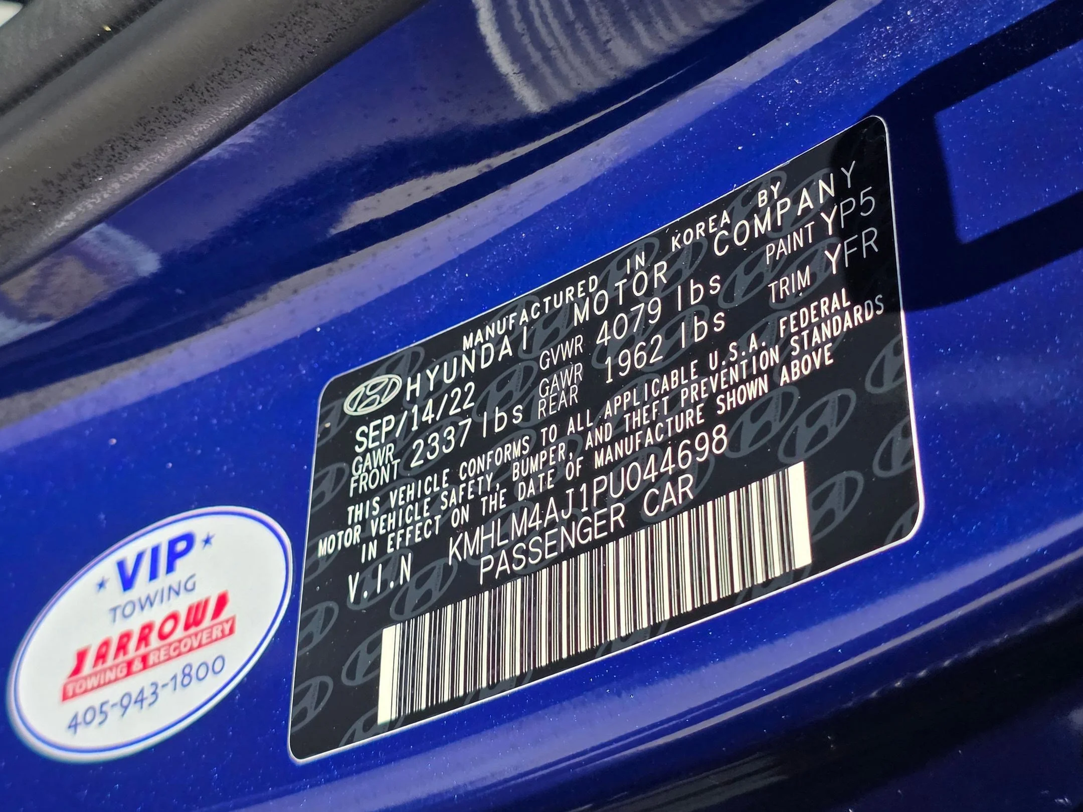 Used 2023 Intense Blue Hyundai Blue image 30