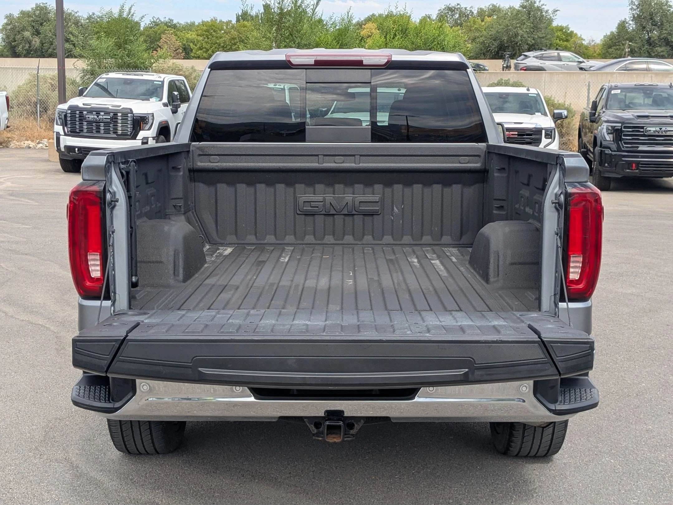 Used 2022 Satin Steel Metallic GMC SLT image 35
