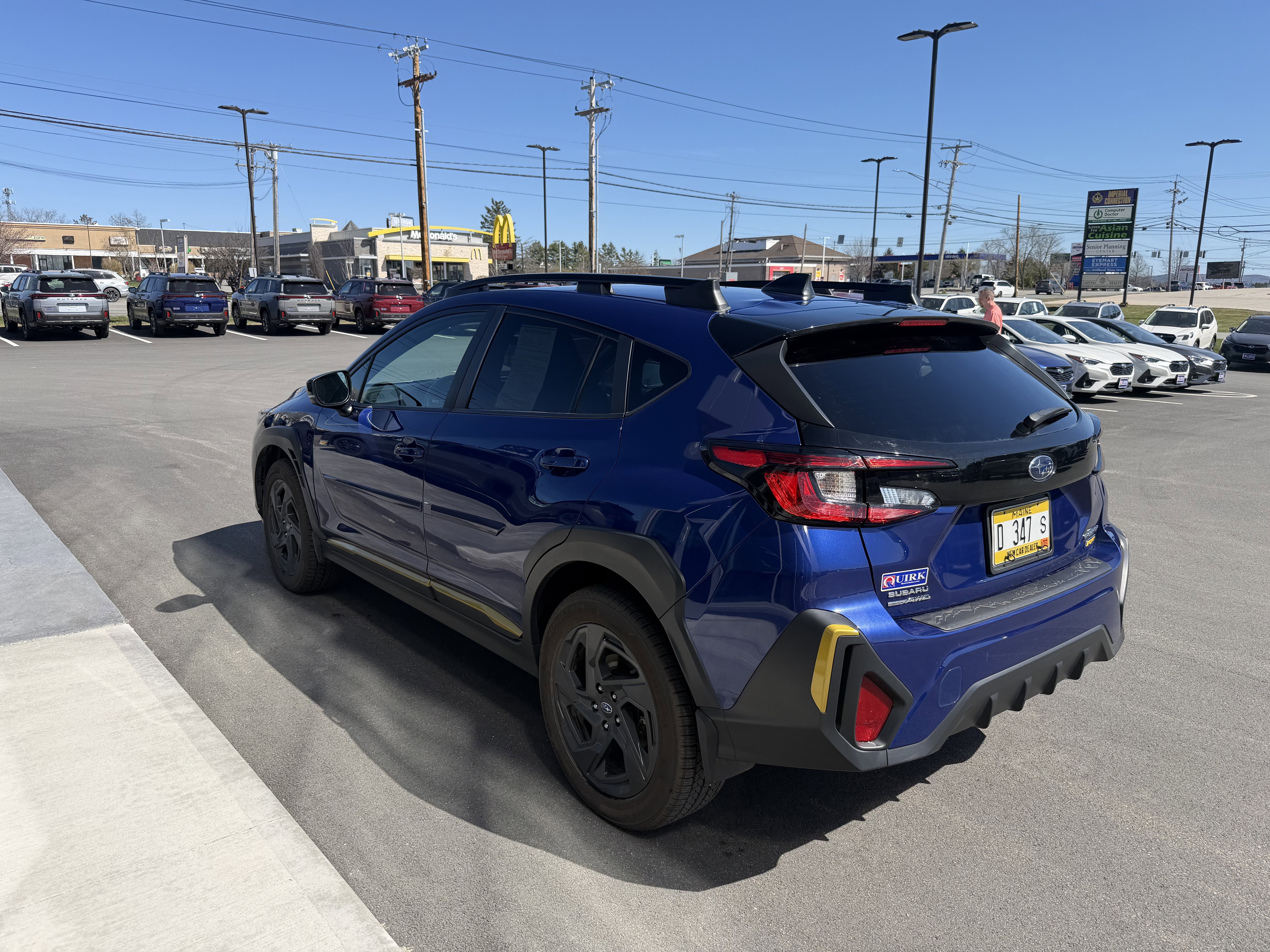 Used 2024 Sapphire Blue Pearl Subaru Sport image 3