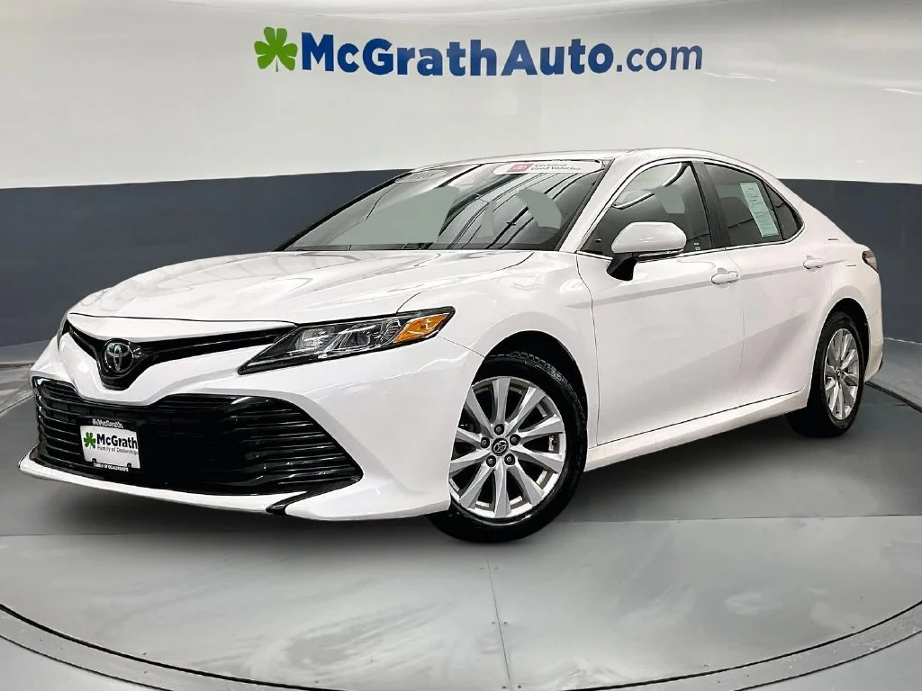 Certified Used 2018 White Toyota LE image 2