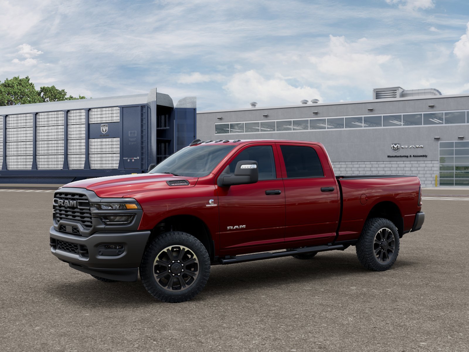 New 2027 Molten Red Pearl-Coat Exterior Paint Ram Warlock image 28