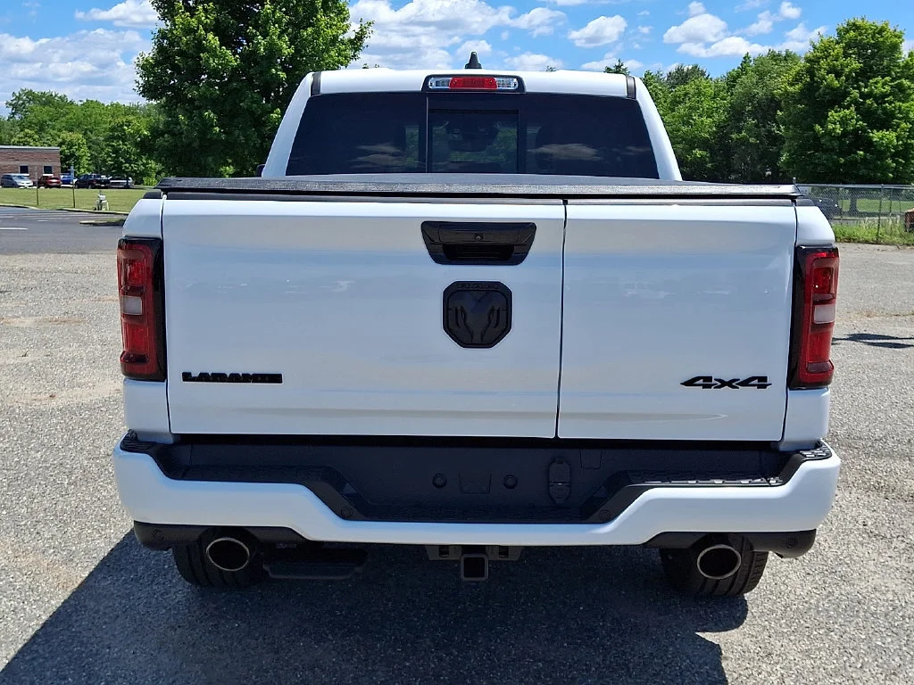 New 2026 Bright White Clear-Coat Exterior Paint RAM Laramie image 7
