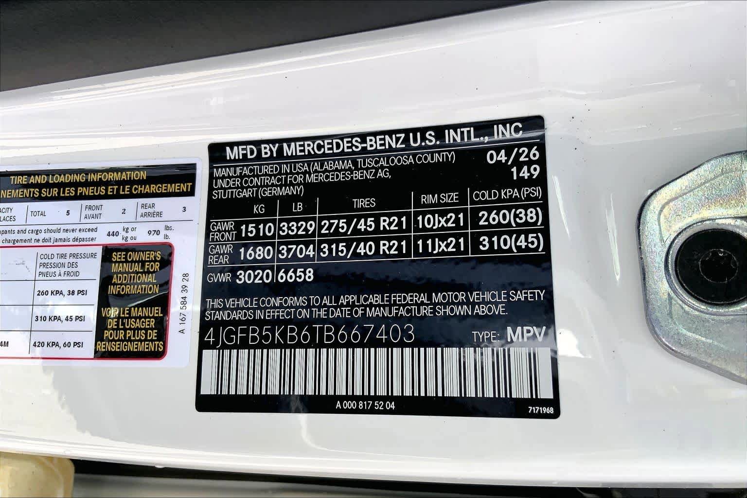 New 2026 Polar White Mercedes-Benz GLE 450 image 25