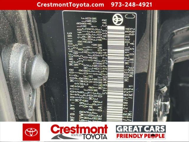 Certified Used 2025 MIDNIGHT BLACK METALLIC Toyota  image 15