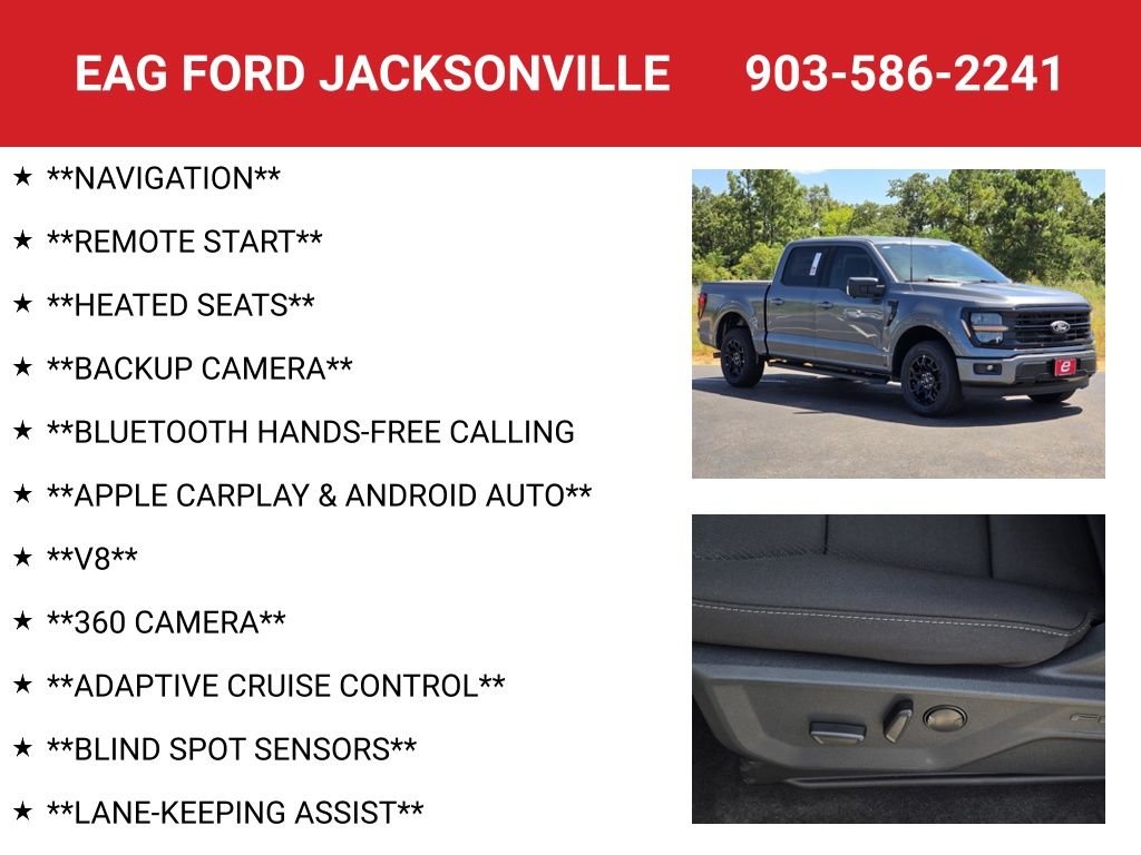 New 2026 Carbonized Gray Metallic Ford XLT image 4