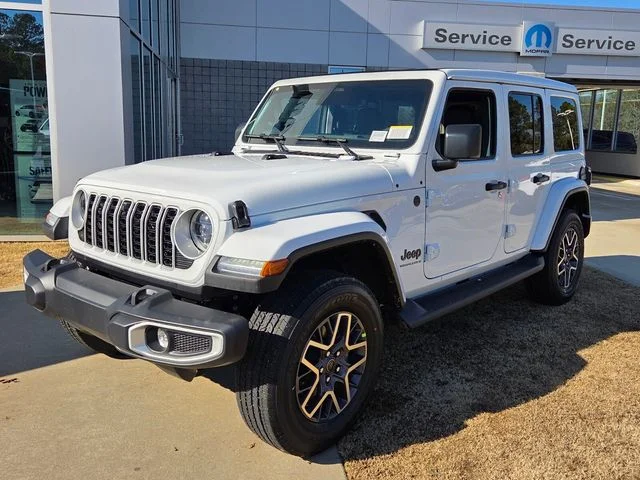 New 2026 Bright White Clear-Coat Exterior Paint Jeep Sahara image 3