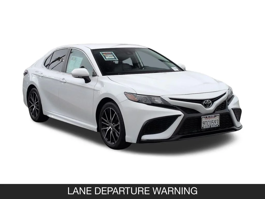 Used 2023 White Toyota SE image 2