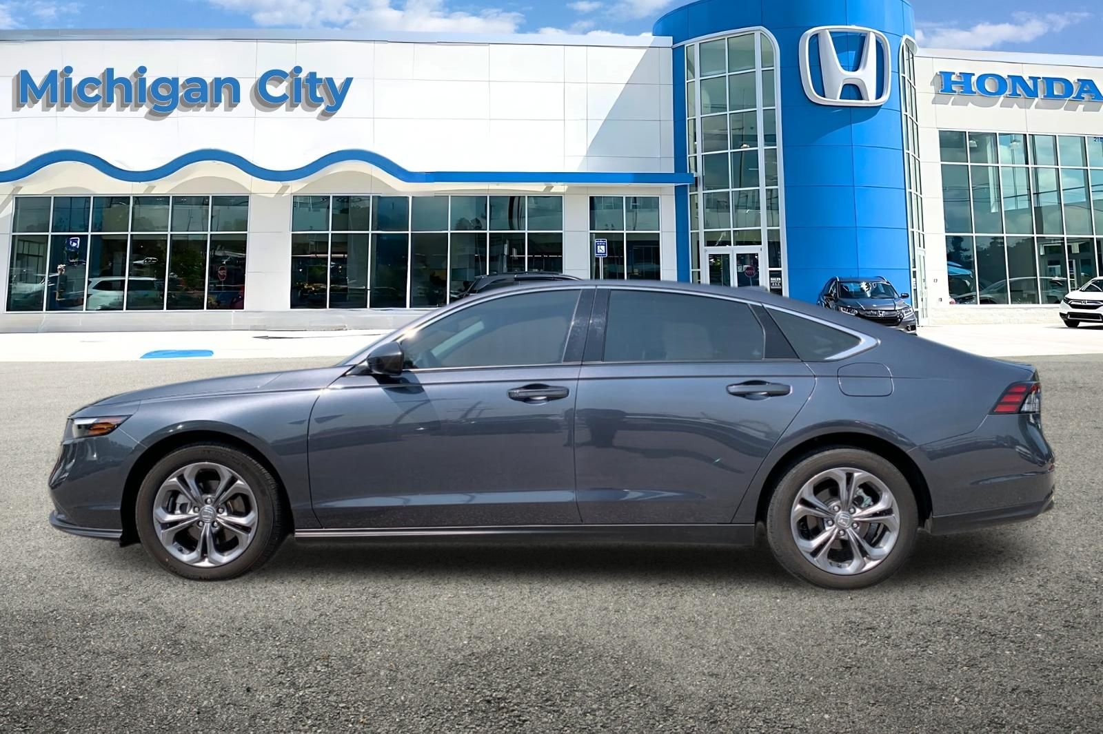 Certified Used 2024 Gray Honda EX image 2