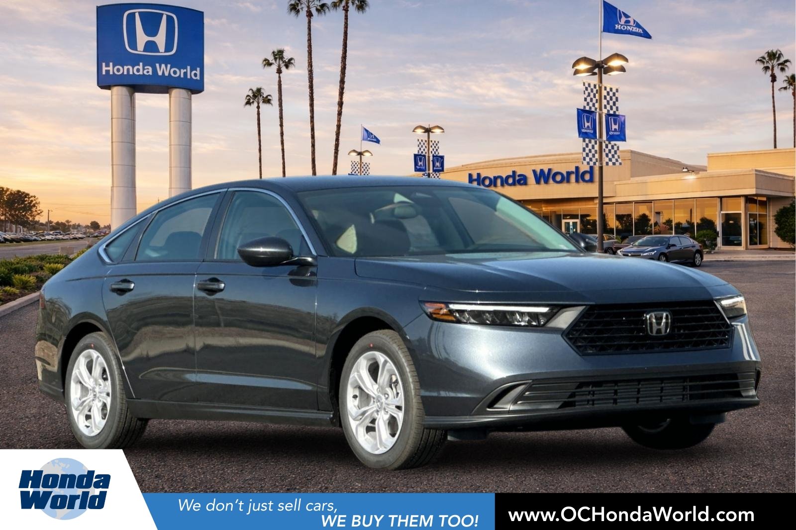 New 2026 Meteorite Gray Metallic Honda LX image 1