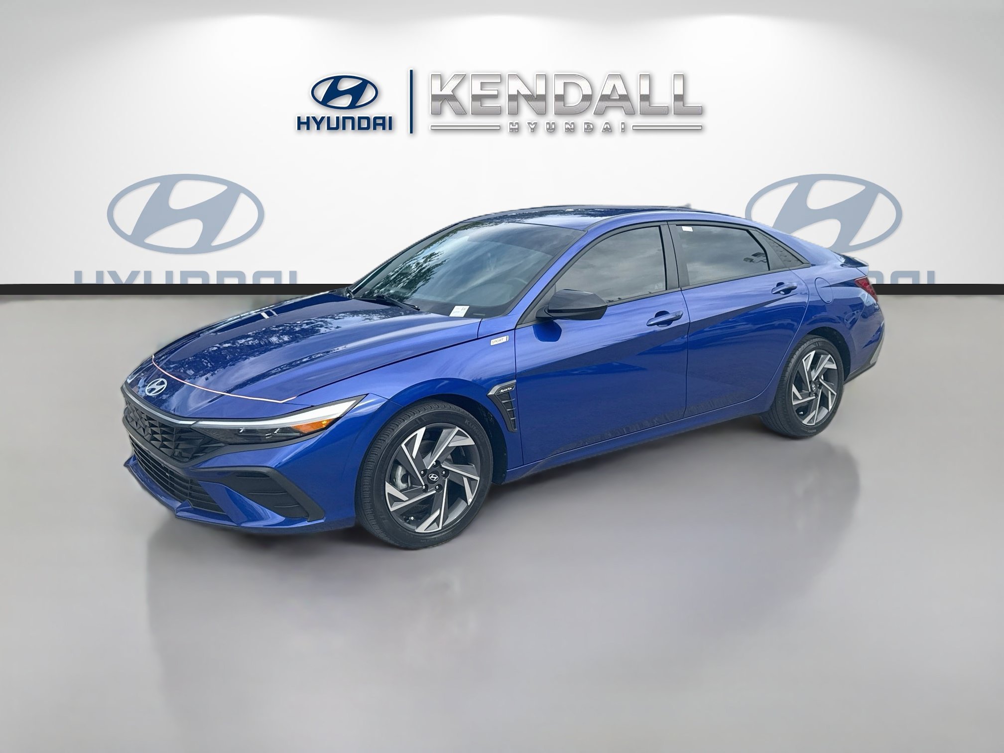 Used 2025 Intense Blue Hyundai SEL Sport image 3