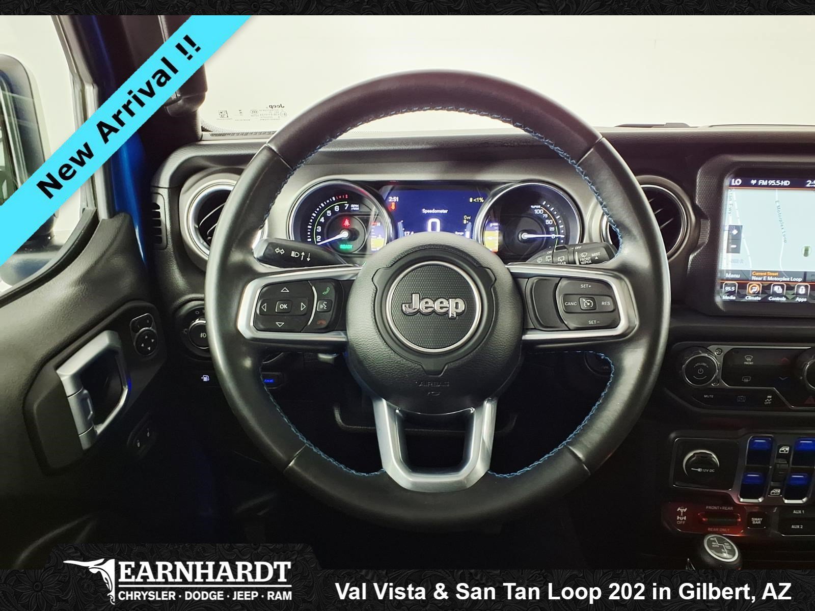 Used 2021 Hydro Blue Pearlcoat Jeep Unlimited Rubicon image 15