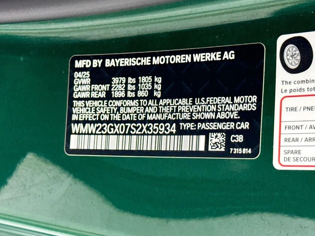 Certified Used 2025 British Racing Green IV Met MINI Iconic image 34