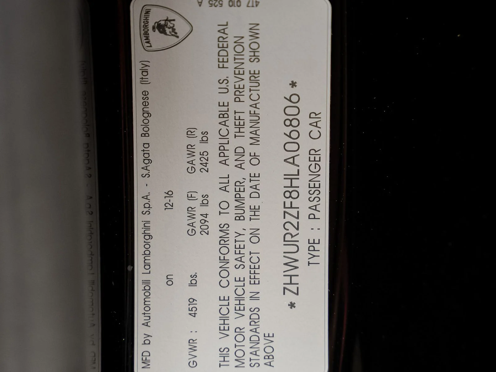 Used 2017 Black Lamborghini  image 63