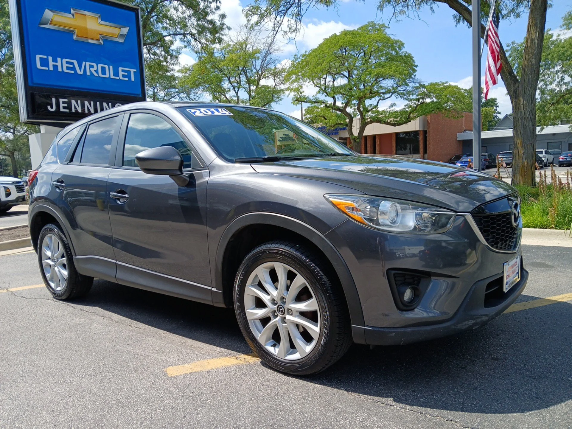 Used 2014 Mazda CX-5 Grand Touring with VIN JM3KE4DY6E0343170 for sale in Glenview, IL