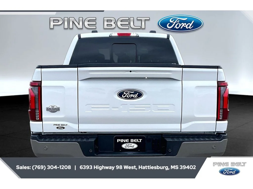 Used 2025 Star White Metallic Tri-Coat Ford King Ranch image 4